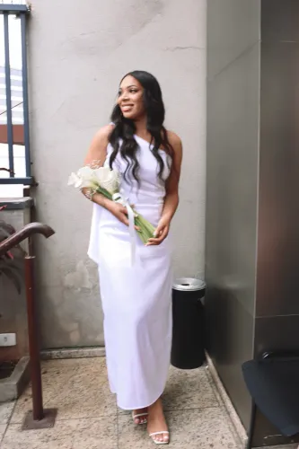 Vestido de Noiva Minimalista 