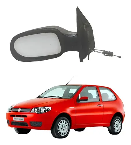 Retrovisor Manual Esquerdo Fiat Palio Sapão 2005 A 2010