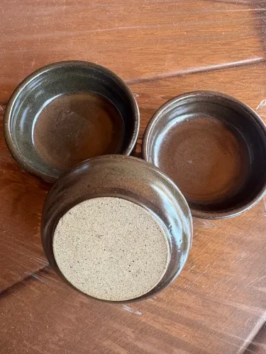 Kit conjunto com 06 ramequim em cerâmica 