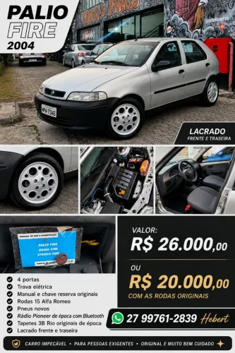 Fiat Palio 1.0/ Trofeo 1.0 Fire/ Fire Flex 4P 2004
