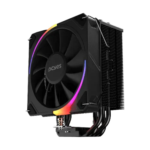 Cooler Para Processador Pcyes Frost Pulse Argb Black Vulcan - Tdp 180W - Pefpargbbv