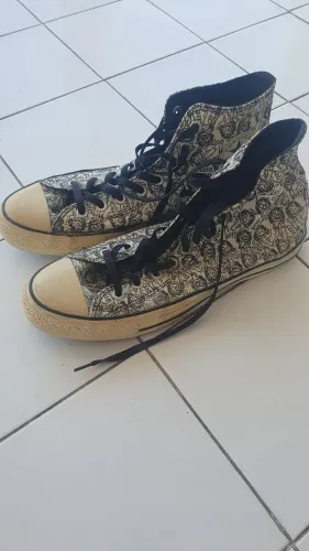 Tênis Ozzy Osbourne- Chuck Taylor's Hi Converse All Star Edição Limitada 2008 - tam 44