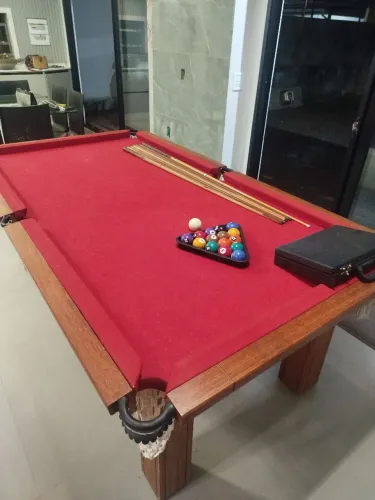 Mesa de Sinuca com Ping Pong