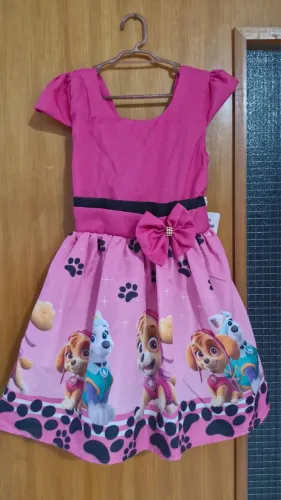 Vestido Skye patrulha canina