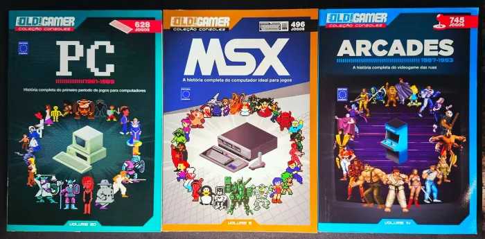 Coleção Dossiê OLD!Gamer PC, MSX e Arcade (3 publicações)