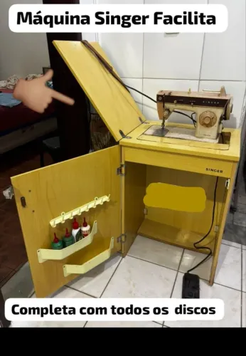 VENDO MÁQUINA DE COSTURA SINGER FACILITA COMPLETA