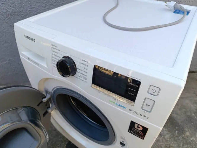 Lava e seca Samsung, 10kg, revisada e higienizada, entrego!