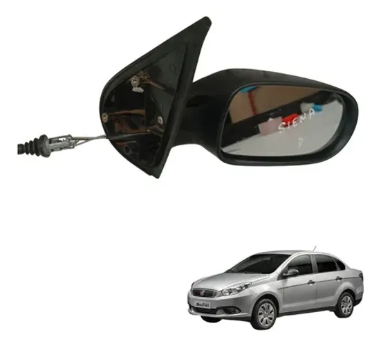 Retrovisor Direito Fiat Siena 1.0 2007 2008 2009 2010 2011