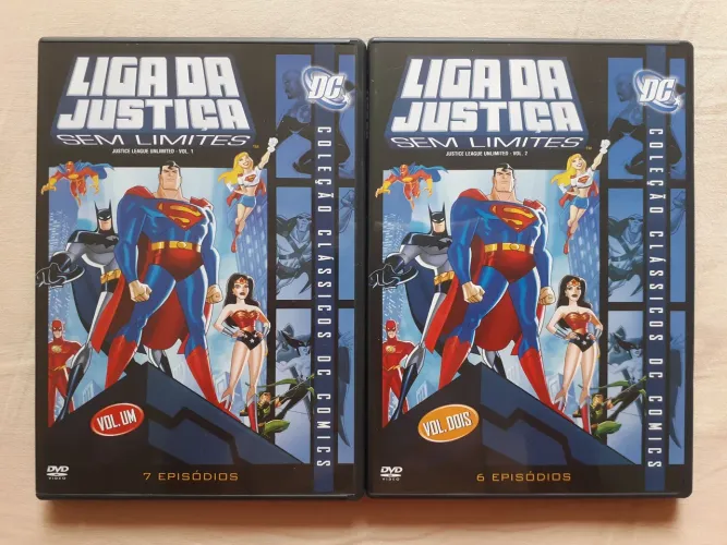 DVDs Liga da Justiça Sem Limites - Série Animada