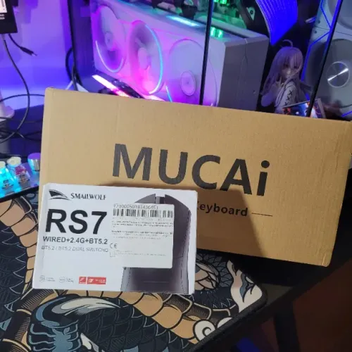 Kit Gamer Master Elite - Teclado Mucai MK61 + Mouse RS7