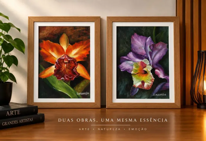 Quadro Pintura a óleo Flores