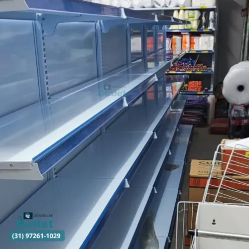 Gôndola de centro e parede - pronta entrega