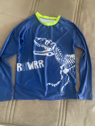 Blusa infantil com proteção solar TAM 12