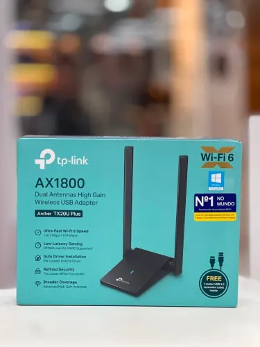 ADAPTADOR USB WI-FI 6 DE BANDA DUPLA