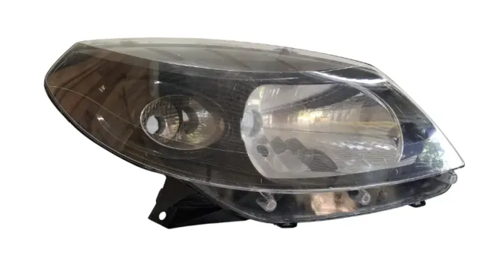 Farol Renault Sandero 2007/2011 Mascara Negra Lado Direito