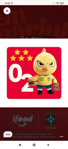 Canarinho da seleção brasileira 2002