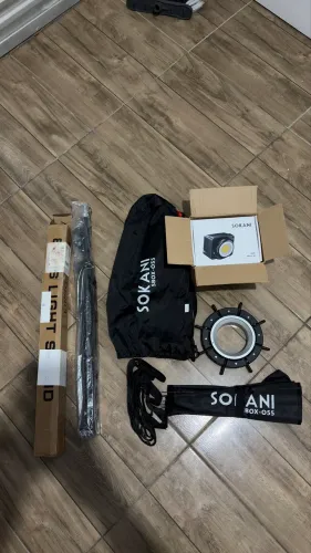 Led + Softbox Sokani