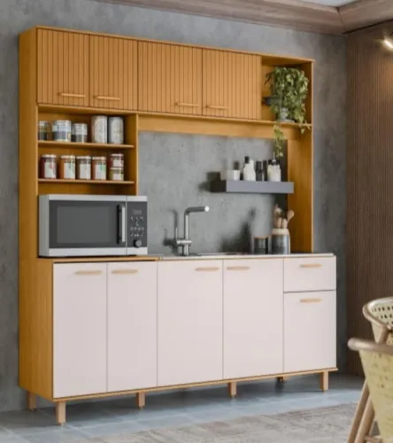 Armário de cozinha 9 portas todo perfeito!
