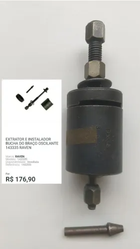 Ferramenta Raven 143335 bucha braço oscilante Fiat
