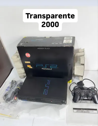 Console Playstation 2 midnight black