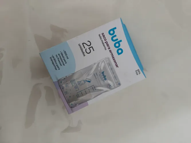Sacos para armazenar leite