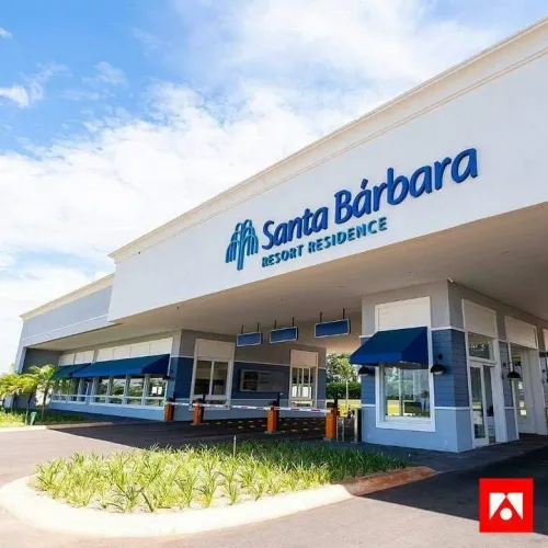 Terreno com 450 m² à venda no Santa Bárbara Resort Residence em Águas de Santa Bárbara - S