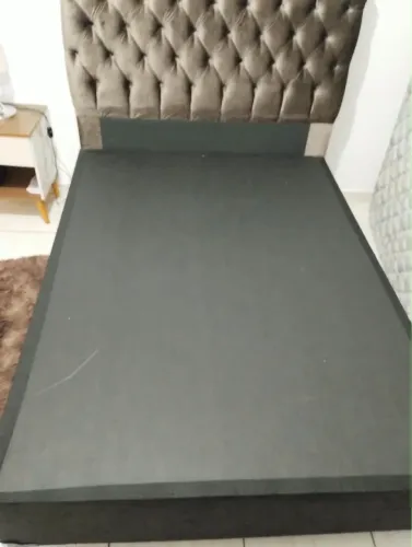 Cama box casal com cabeceira