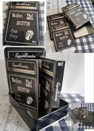 Dvd Super Bandas Lata - The Beatles; The Who; Led Zeppelin e Pink Floyd - Dvds Lacrados