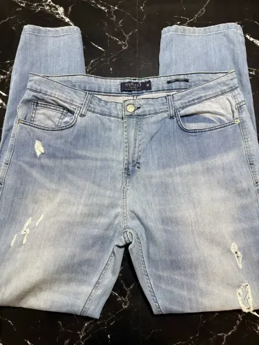 Calça masculina slim fit 48