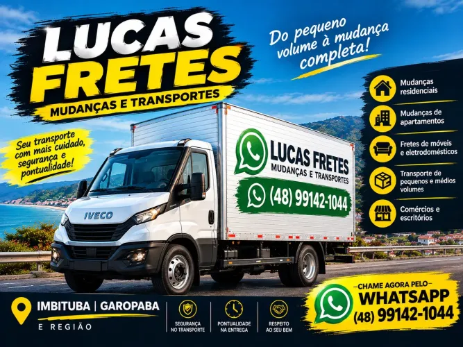 Frete Imbituba Garopaba e Região