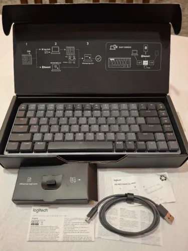 Teclado Mecânico Sem Fio, Logitech MX Mechanical Mini  - impecável, com menos de 6 meses