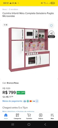 Cozinha infantil