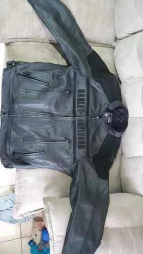Jaqueta de couro harley davidson
