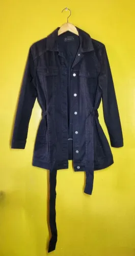 Jaqueta Jeans Feminina tipo Parka C&A