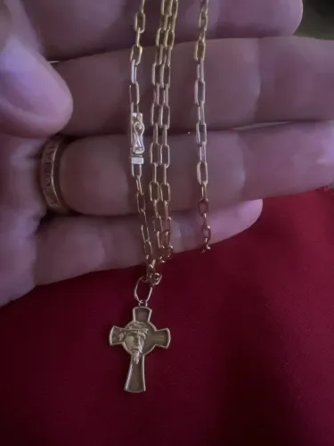 Cordão de ouro maciço 18k