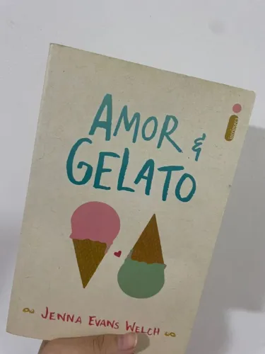 Livro amor e gelato