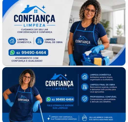 Limpeza Residencial e Pós-Obra | Qualidade, Capricho e Confiançar e muito amor para melhor