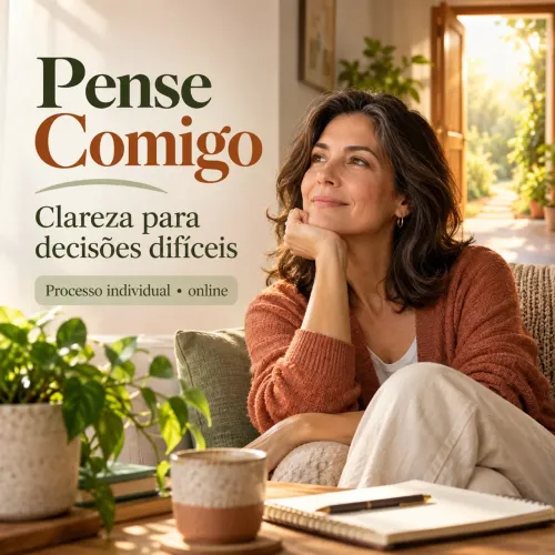 Pense Comigo | Processo terapêutico online para clareza nas decisões