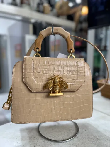 Bolsa Schutz (G) Believe Bege em Couro Original
