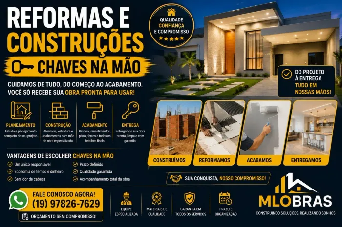 PRECISA CONSTRUIR OU REFORMAR