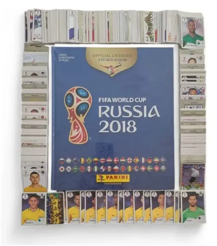 Álbum Copa 2018 Rússia + Set completo para colar