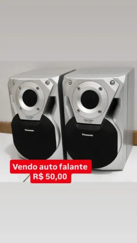 Par de Caixas de Som Panasonic Originais