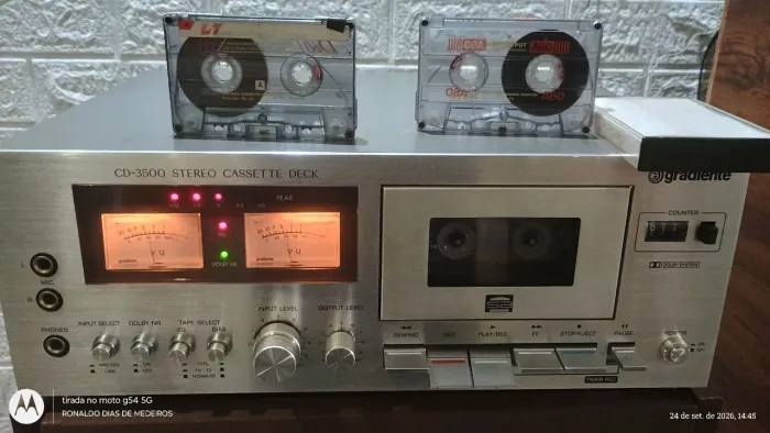 Tape Deack gradiente cd3500 ( único dono)