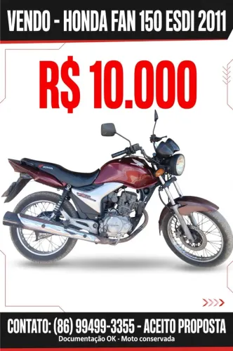 Vendo Fam 150 ESDI FLEX.  aceito proposta 