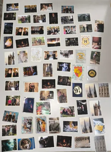 Figurinhas álbum Harry Potter