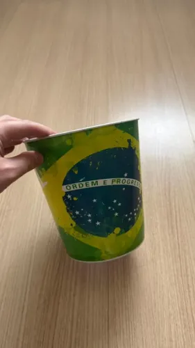 Balde Pote de Pipoca do Brasil - 18 cm