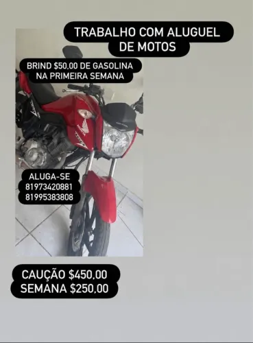 Aluga-se moto 