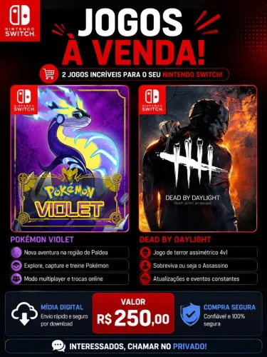 Pokemon Violet + Dead by Daylight