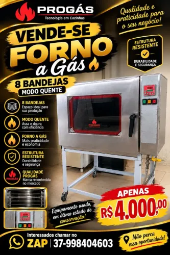 Forno a gás pro gás