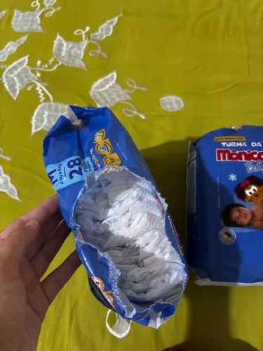 Fralda turma da Mônica M, 28 unidades